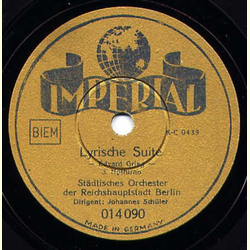 Johannes Schler - Lyrische Suite (Edvard Grieg)