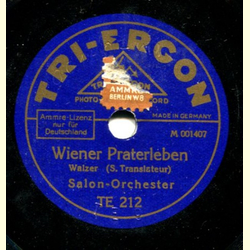 Salon-Orchester - Rosen aus dem Sden / Wiener Praterleben