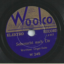 Wurlitzer Orgel-Solo / Tanz-Orchester mit Refraingesang -...