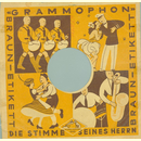 Original Grammophon Cover fr 25er Schellackplatten