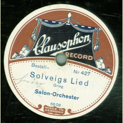 Salon-Orcheter / Tanz-Orchester - Solveigs Lied / Im Rolandsbogen
