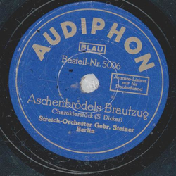 Streich Orchester - Heinzelmanns Wachtparade / Aschenbrdels Brautzug