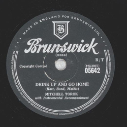 Mitchell Torok - Drink up and go Home / Take This Heart