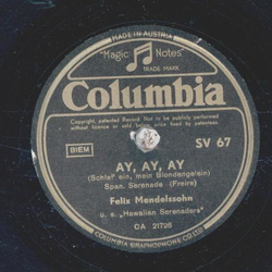 Felix Mendelssohn - Hr mein Lied, Violetta / Ay, ay, ay