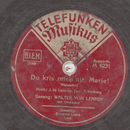 Walter von Lennep / Richters Gesangsgitarristen - Du kris...