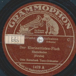 Otto Kermbach - Der Klarinettisten-Fluch / Die Gigerl-Knigin