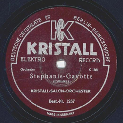 Kristall Salon Orchester - Barcarole / Stephanie-Gavotte