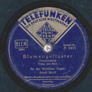 Adolf Wolff - Blumengeflster / Stndchen
