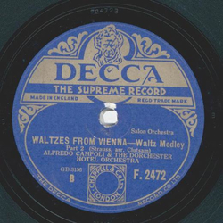 Alfredo Campoli - Waltzes from Vienna, Waltz Medley Part I and II