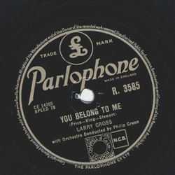 Larry Cross - Half as much / You belong to me