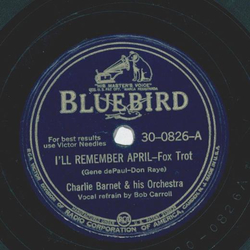 Charlie Barnet - Ill remember April / Dont take your love from me