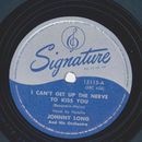 Johnny Long - I cant get up the nerve to kiss you / My...