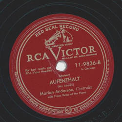Marian Anderson - Ave Maria / Aufenthalt