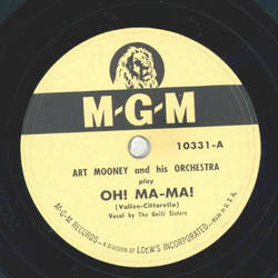 Art Mooney - Oh! Ma-ma! / Where Gypsy fiddles play