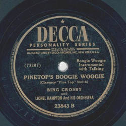 Bing Crosby - On the sunny side of the street / Pinetops Boogie Woogie