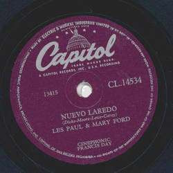 Les Paul & Mary Ford - Theme from: The three Penny Opera / Nuevo Laredo
