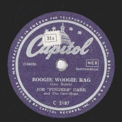 Joe Fingers Carr - Stumbling / Boogie, Woogie Rag