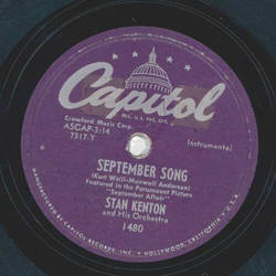 Stan Kenton - Artistry in Tango / September Song