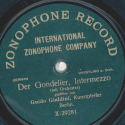 Guido Gialdini - Der Gondelier, Intermezzo / Maxim-Marsch aus: Die lustige Witwe
