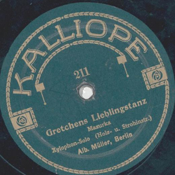 Xylophon-Solo, Alb. Mller - Gretchens Lieblingstanz / Der Klapperstorch