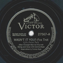 Swing and Sway with Sammy Kaye -  Wasnt it you / Minka
