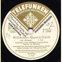 Orch. Deutsches Opernhaus Berlin - Millöcker-Querschnitt