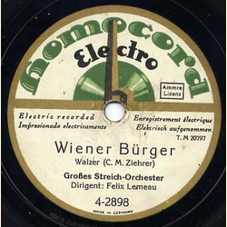 Felix Lemeau - Wiener Brger / Dorfkinder (Walzer)