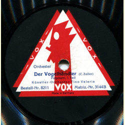 Künstler-Orchester Tino Valeria - Der Vogelhändler...