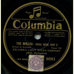 Columbia Light Opera Company - The Mikado - Vocal Gems Teil I und II