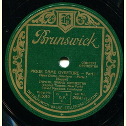 Capitol Grand Orchestra - Pique Dame (Supp) Overture