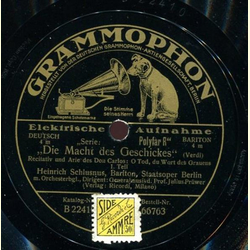 Heinrich Schlusnus - O Tod, du Wort des Grauens, aus Die...