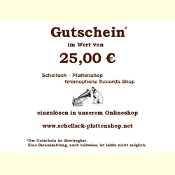 Geschenk-Gutschein über 25 EUR
