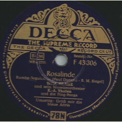 K.-A. Thelen - Rosalinde / Grüß mir die blaue Adria