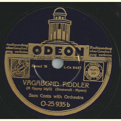 Sam Costa with Orchestra - Will you remember? / Vagabond Fiddler