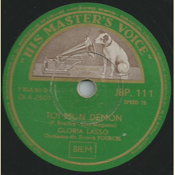 Gloria Lasso - Mandolino / Toi mon dmon