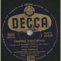 Vico Torriani & Orch. Mantovani - Liebeswalzer / Tausend Mandolinen