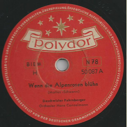 Geschwister Fahrnberger - Wenn die Alpenrosen blühn / Der...