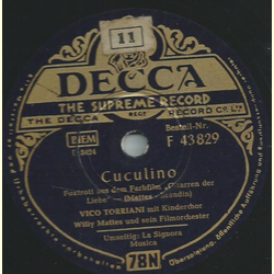 Vico Torriani mit Chor / Vico Torriani mit Kinderchor - La Signora Musica / Cuculino