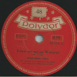 Alfons Bauer - Komm mit mir ins Walsertal / Almenrausch...