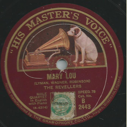 The Revellers - Mary Lou / In a little spanish Town