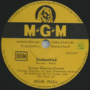 George Shearing Quintett - Undecided / Hallelujah!