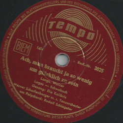 Die Kolibris / Das Fitzett - Ach, man braucht ja so wenig...