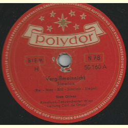 Stan Oliver - Vergißmeinnicht / Es gibt nur eine Heimat