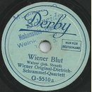 Wiener Original-Dietrich-Schrammel-Quartett - Wiener Blut...