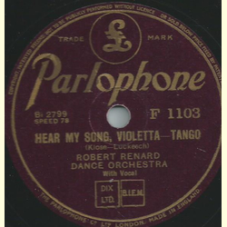 Robert Renard - Hear my song, Violetta / Jelousy