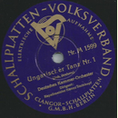 Deutsches Kammer-Orchester - Ungarischer Tanz Nr. 1 /...