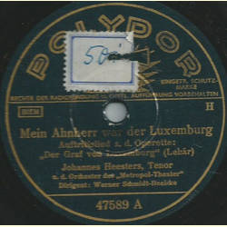Johannes Heesters - Mein Ahnherr war der Luxemburg / Wann...