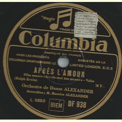 Orchestre de Danse Alexander - Le Capitaine Craddock / Aprs Lamour