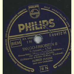 Alfred Hause - Tango-Favoriten II Teil I / Teil II