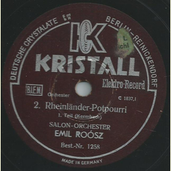 Emil Rosz - 2. Rheinlnder-Potpourri Teil I / 2....